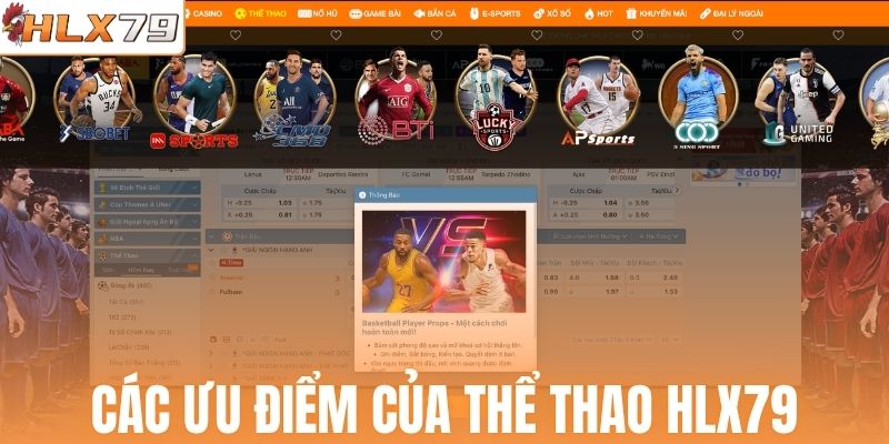 Các ưu điểm của thể thao HLX79